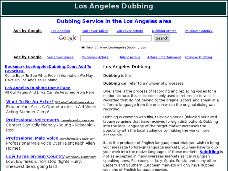 www.losangelesdubbing.com