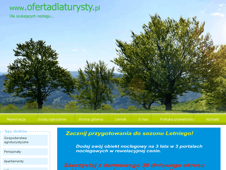 www.ofertadlaturysty.pl