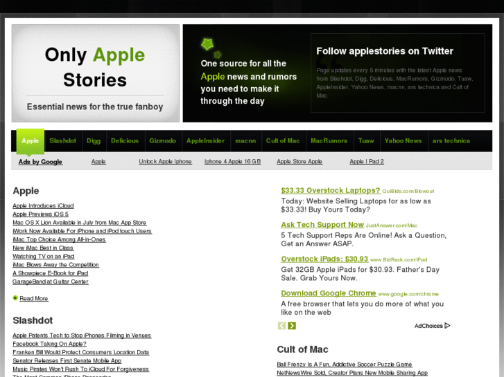 www.onlyapplestories.com