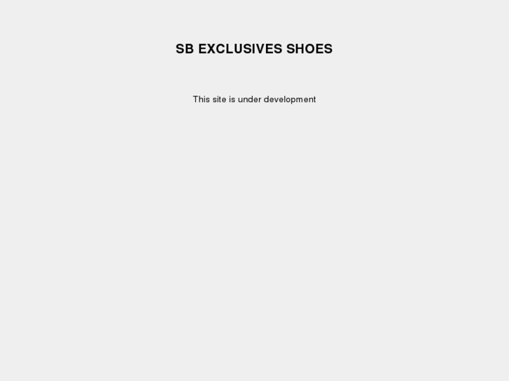 www.sbexclusiveshoes.com