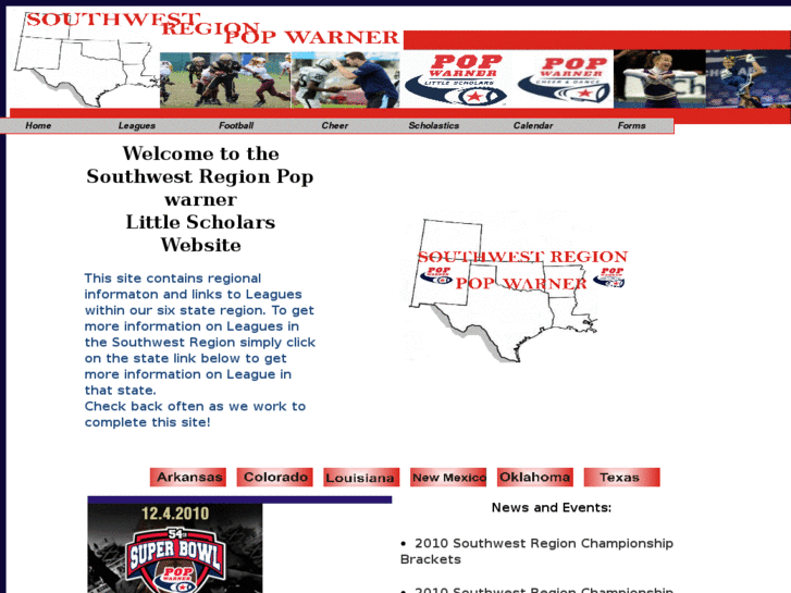 www.southwestregionpopwarner.com