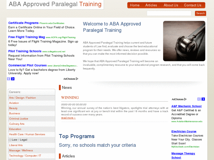 www.abaapprovedparalegaltraining.com