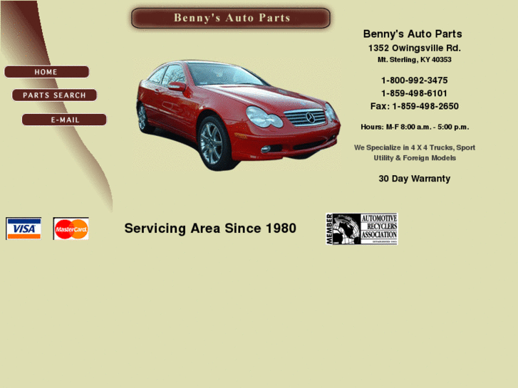 www.bennysautoparts.com