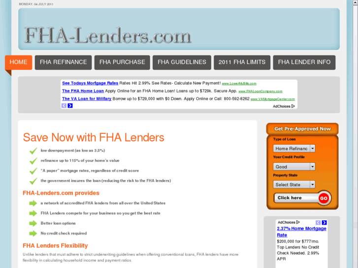 www.fha-lenders.com