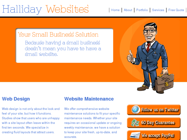 www.hallidaywebsites.com