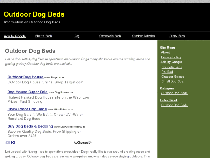 www.outdoordogbeds.org