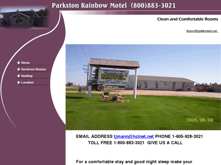 www.parkstonrainbowmotel.com