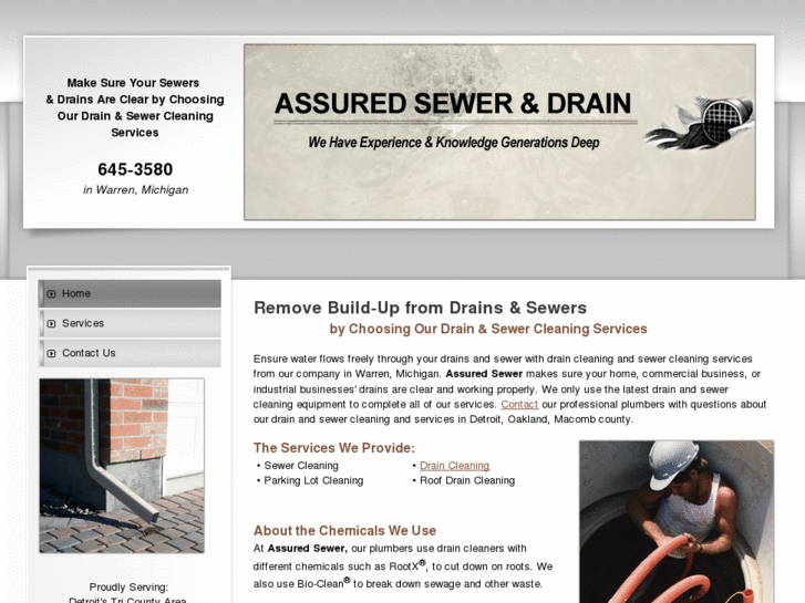 www.assureddraincleaning.com