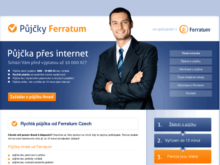 www.pujcky-ferratum.cz