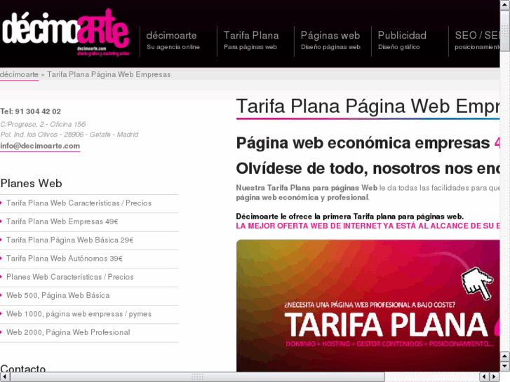 www.tarifaplanapaginasweb.es