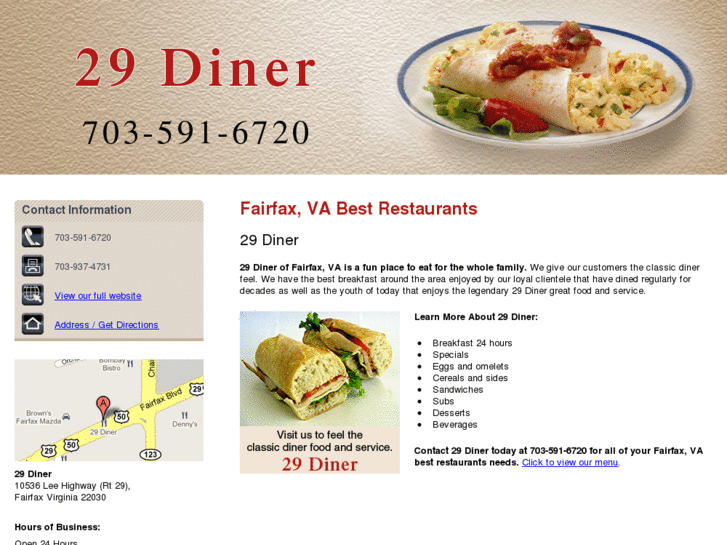 www.29diner.net