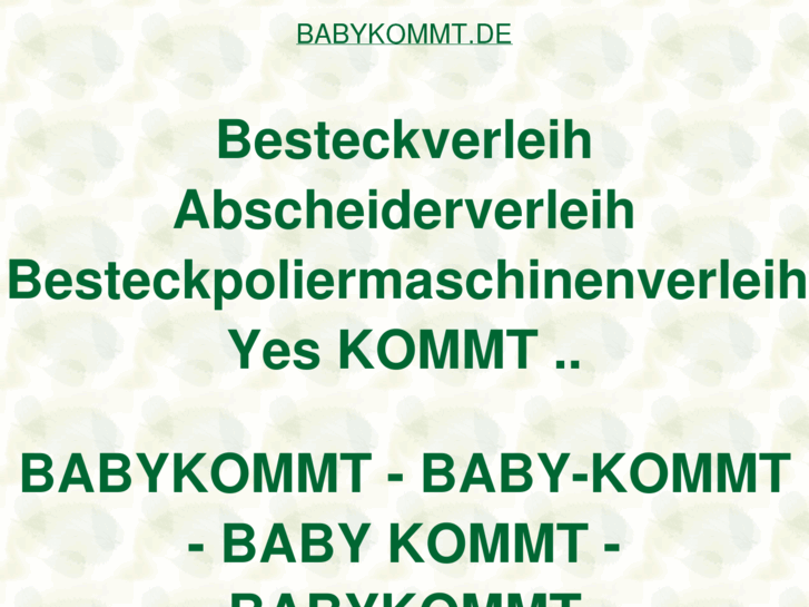 www.babykommt.de