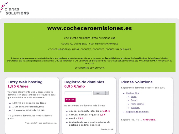 www.cocheceroemisiones.es