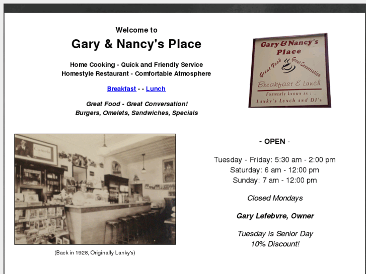 www.garyandnancysplace.com