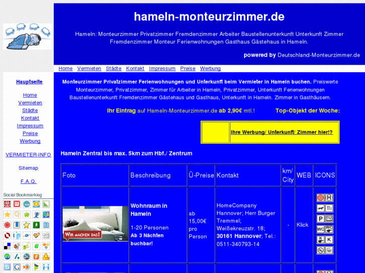 www.hameln-monteurzimmer.de