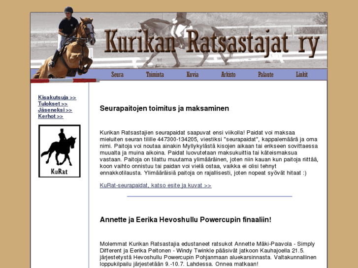 www.kurikanratsastajat.net