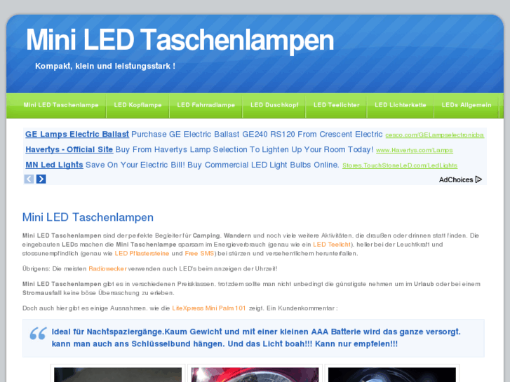 www.mini-led-taschenlampe.de