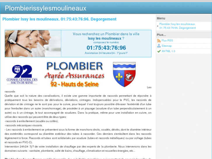 www.plombierissylesmoulineaux.com