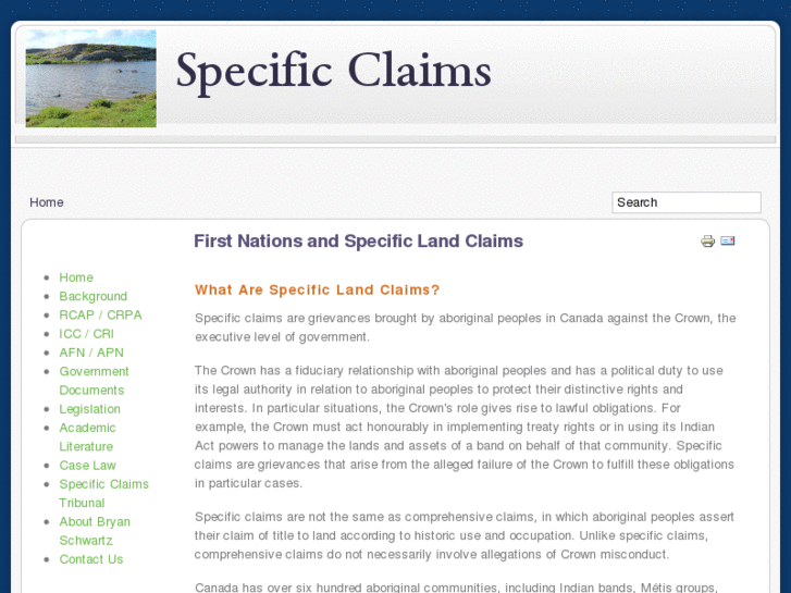 www.specific-claims-law.com