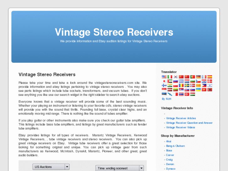 www.vintagestereoreceivers.com