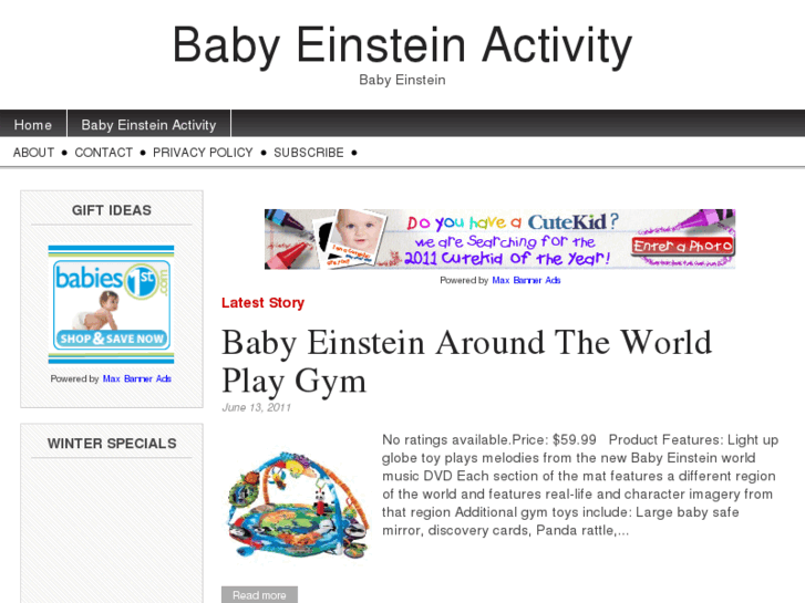 www.babyeinsteinactivity.com