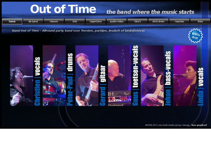 www.bandoutoftime.nl