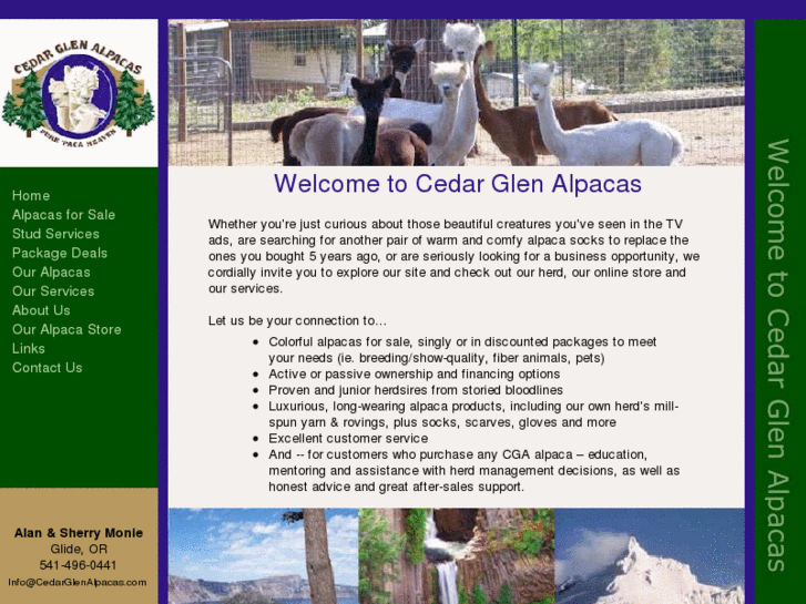 www.cedarglenalpacas.com