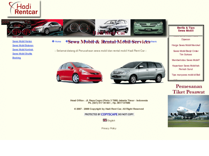 www.hadirentcar.com