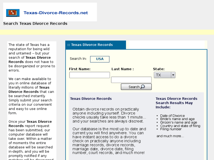 www.texas-divorce-records.net