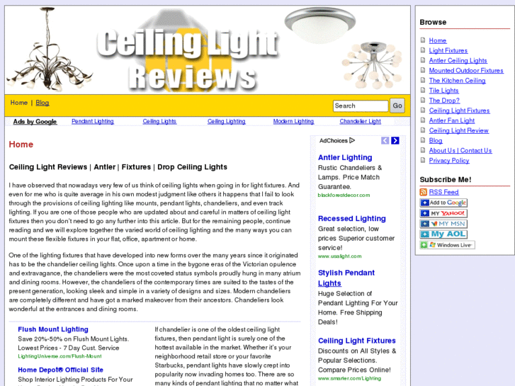 www.ceilinglightreviews.com