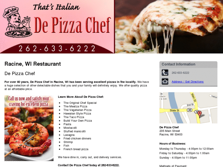 www.depizzachef.com