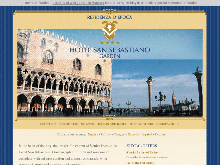 www.hotelsansebastiano.com