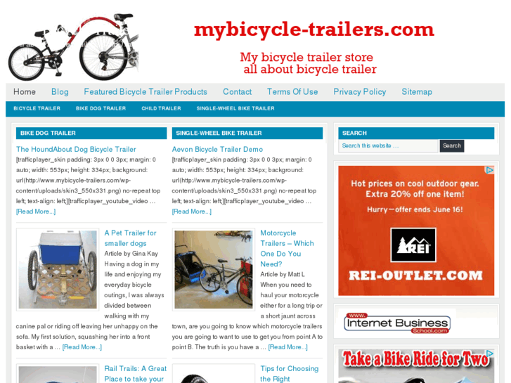 www.mybicycle-trailers.com