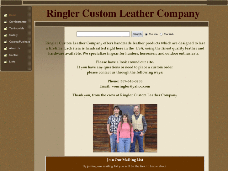 www.ringlercustomleather.com