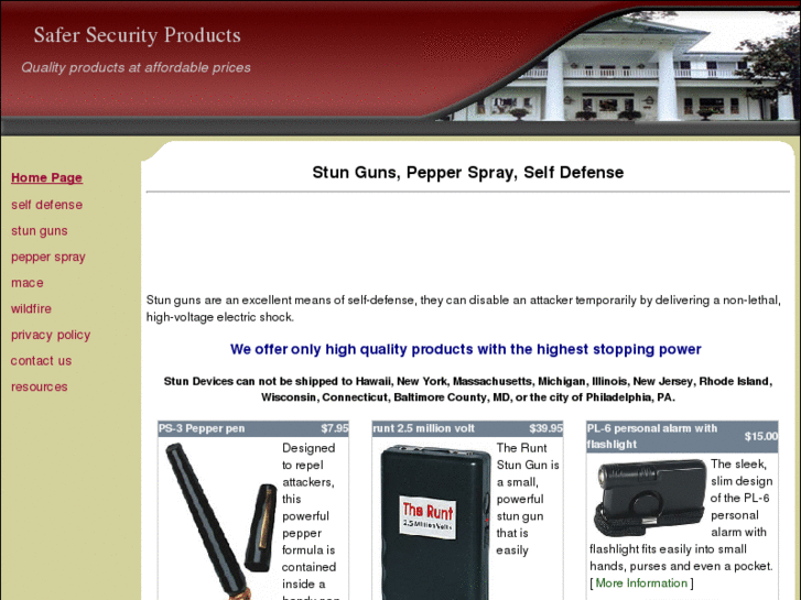 www.safersecurityproducts.com