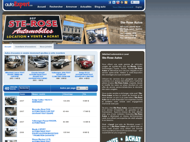 www.ste-roseautos.com