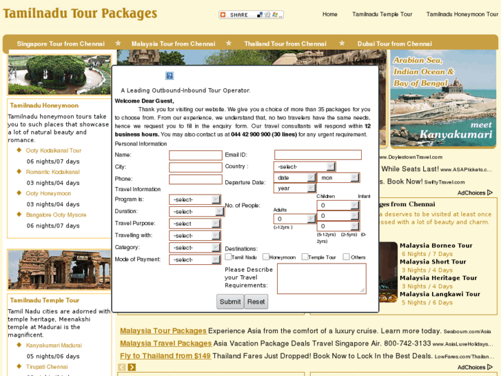 www.tamilnadutourpackages.com