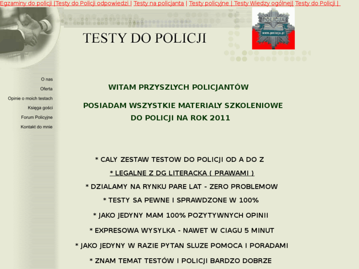 www.testydopolicji.com.pl