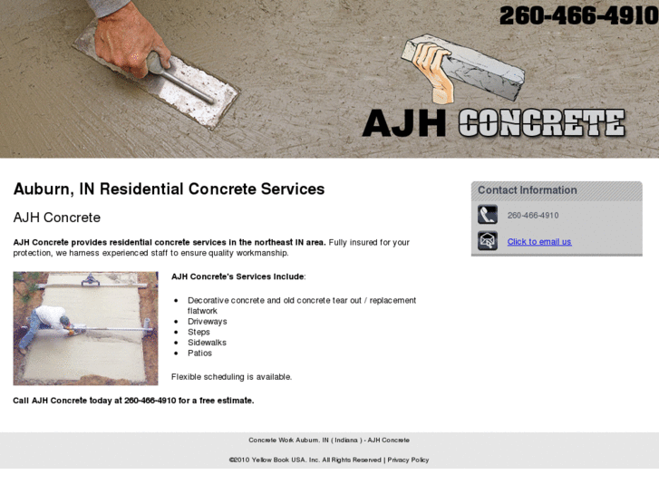 www.ajhconcrete.com