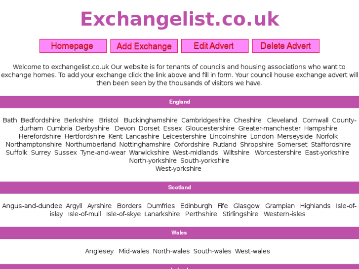 www.exchangelist.co.uk