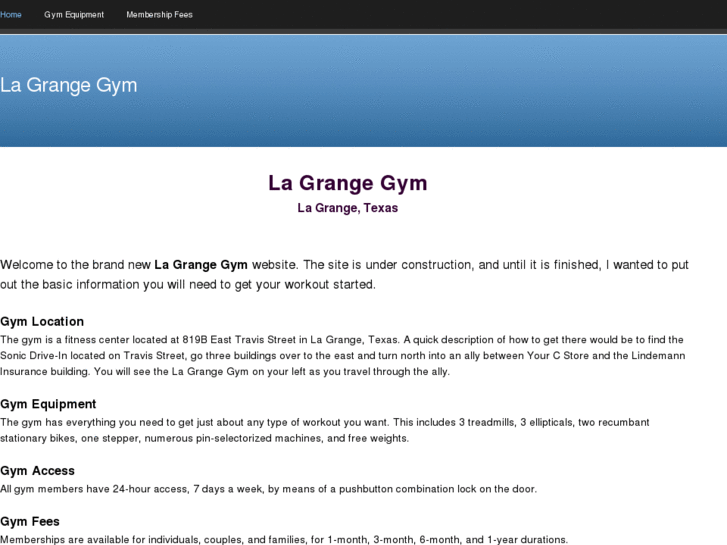 www.lagrangegym.com