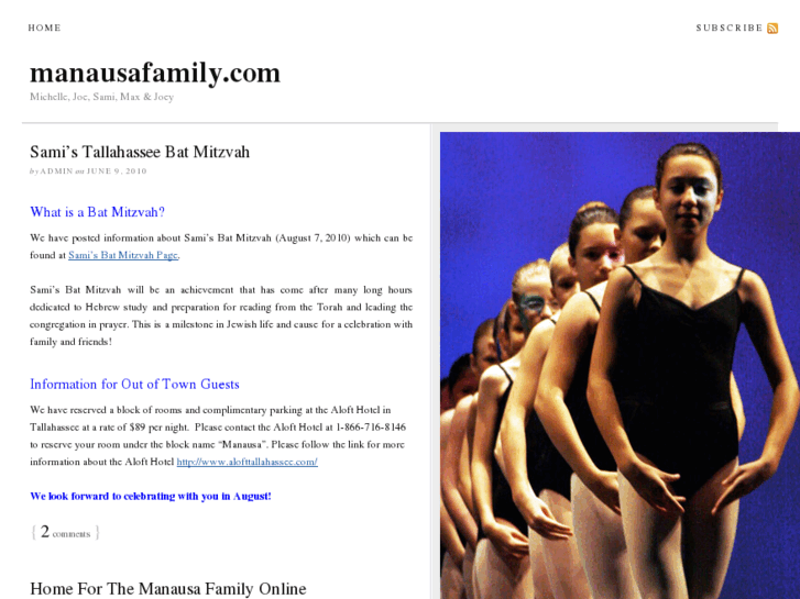 www.manausafamily.com