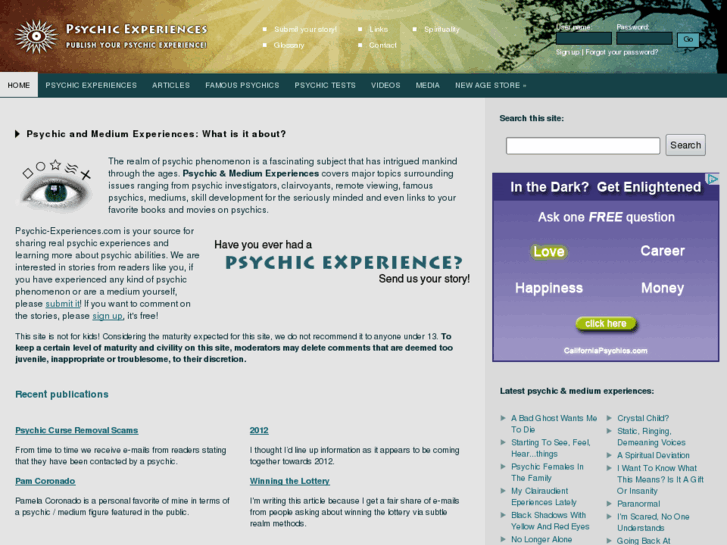 www.psychic-experiences.com