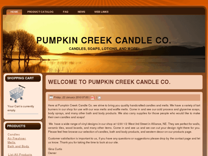 www.pumpkincreekcandles.com