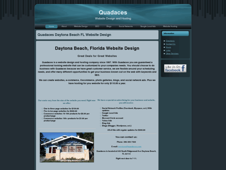 www.quadaces-daytonabeachwebsitedesign.com