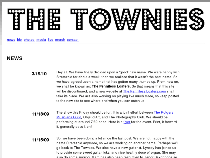 www.towniestheband.com