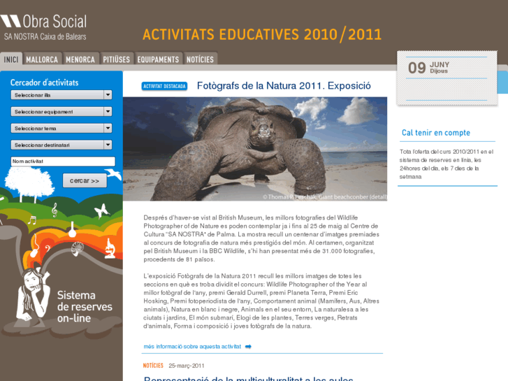 www.activitatseducativessanostra.es