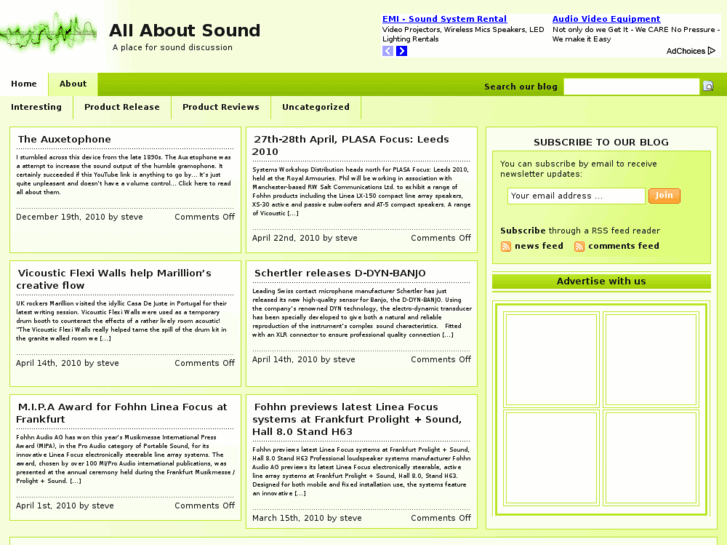 www.allaboutsound.org