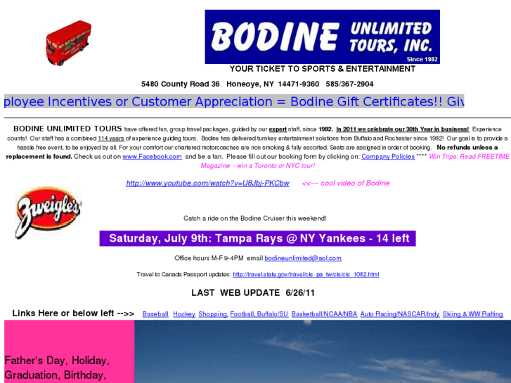 www.bodineunlimitedtours.com