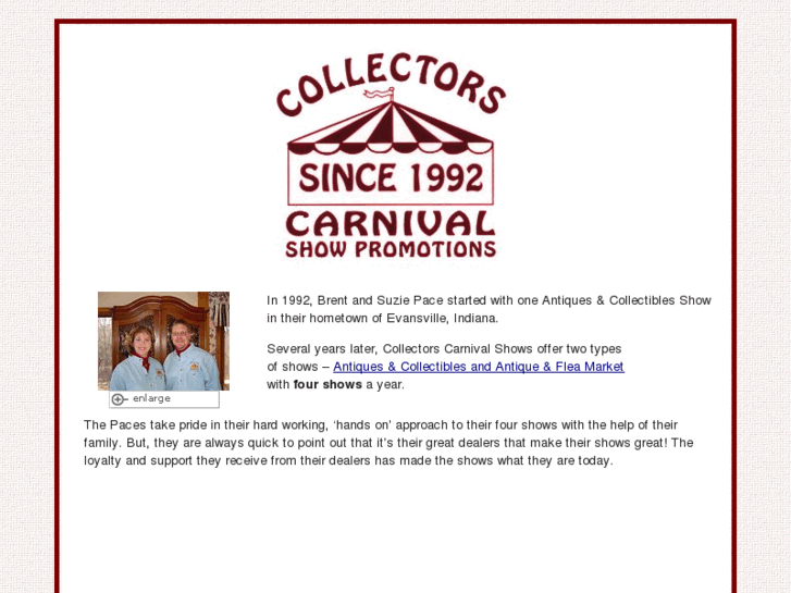 www.collectorscarnivalshows.com